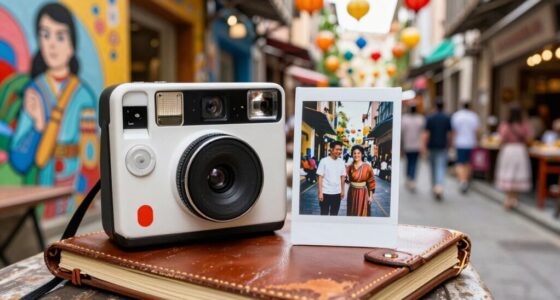 instant cameras in travel journaling