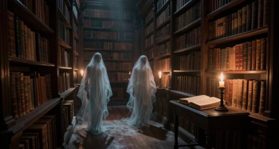 library with ghost stories