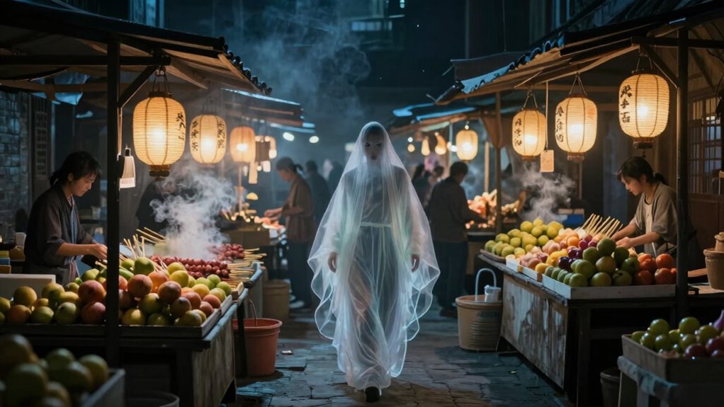 market ghostly folklore whispers