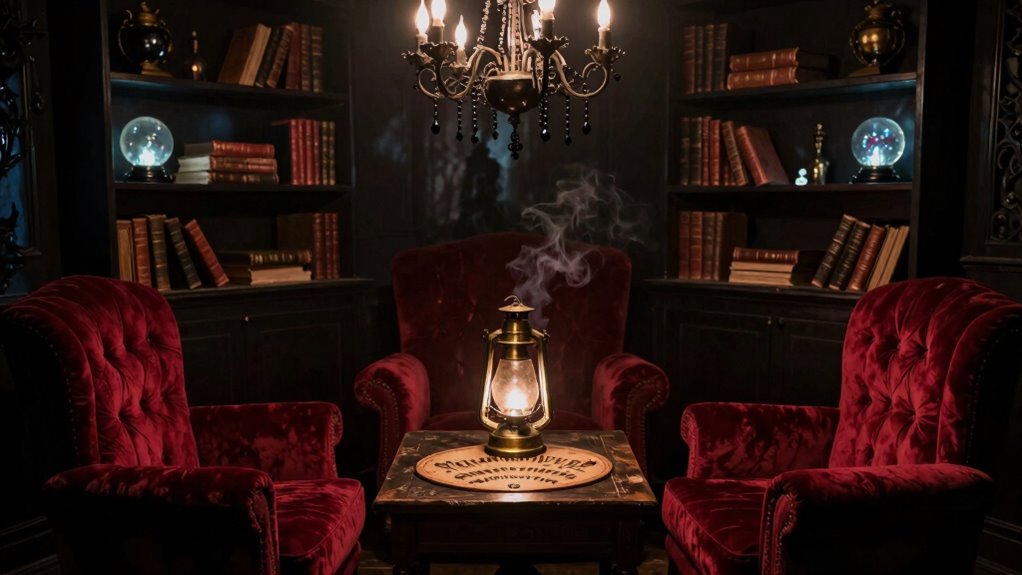 mysterious cozy spooky ambiance