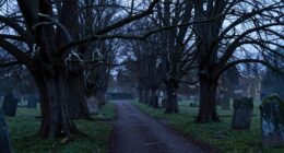 nightfall around graves