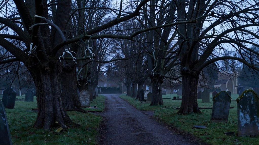 nightfall around graves
