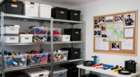organized garage storage system