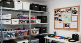 organized garage storage system