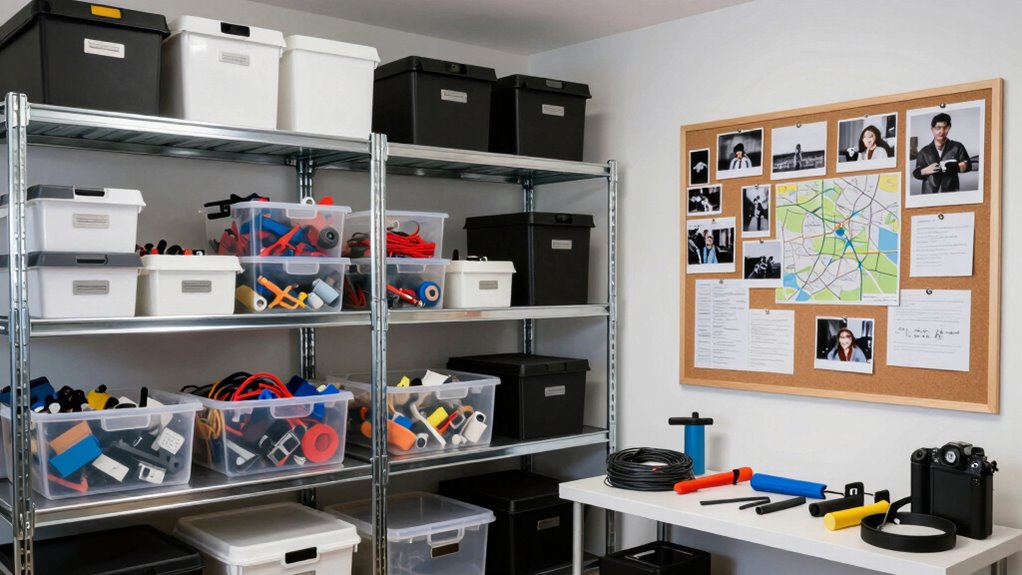 organized garage storage system