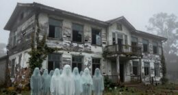 overcrowded neglected old school