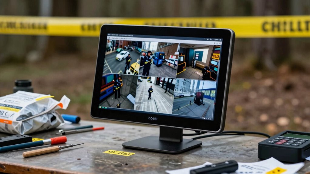 portable monitors expedite on site evidence review