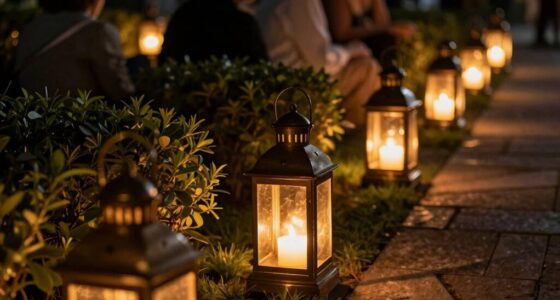 premium lanterns enhance outdoor vigils