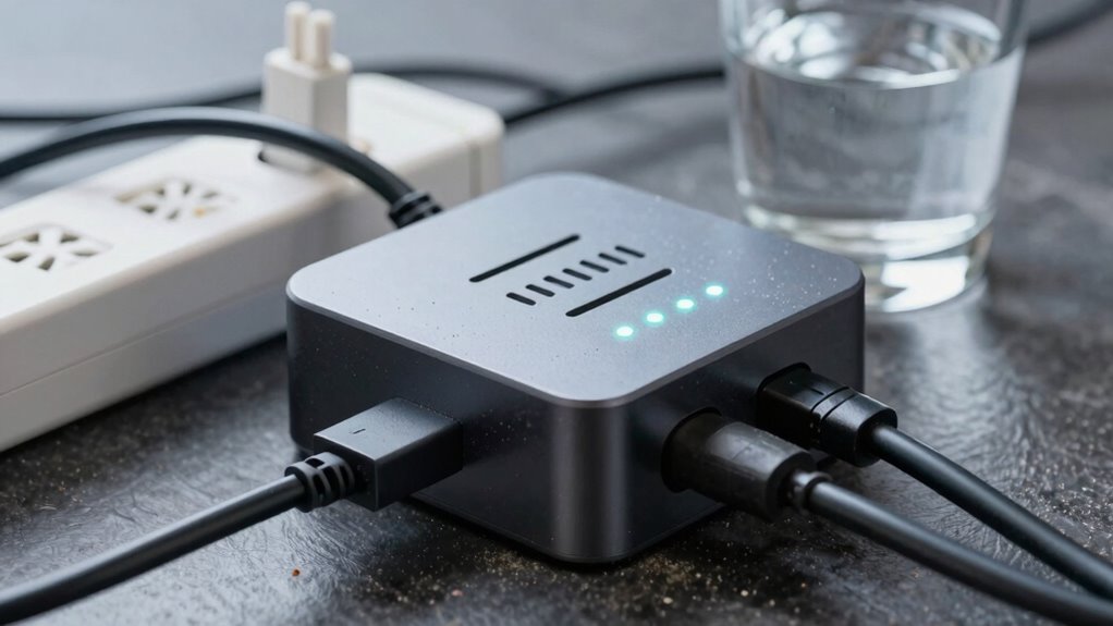protects sensitive electronics from power surges