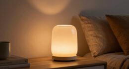 safe flickering candle ambiance