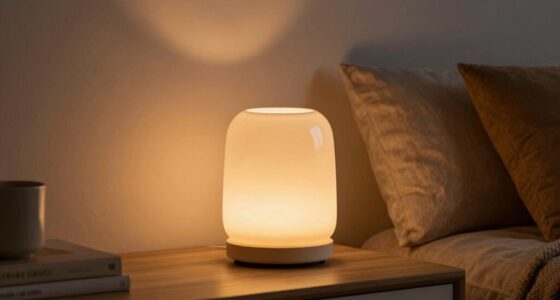safe flickering candle ambiance