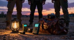 team prepares for night