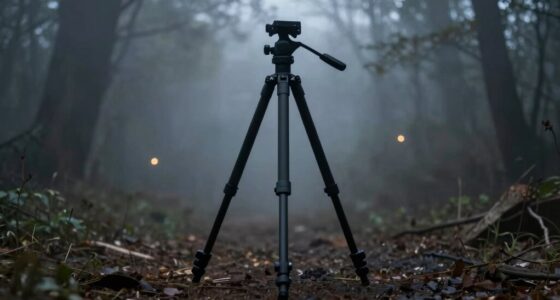 tripods ensure stable footage