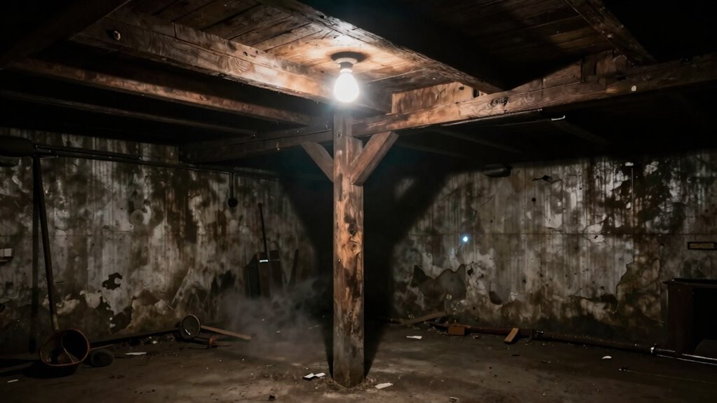 unsettling sounds and shadows