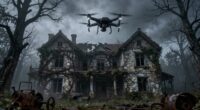 using drones at haunted sites