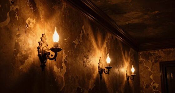 wall sconces create ambiance