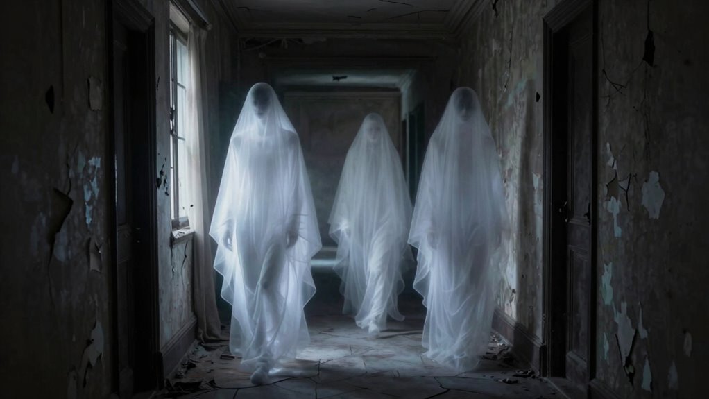 white apparitions symbolize purity
