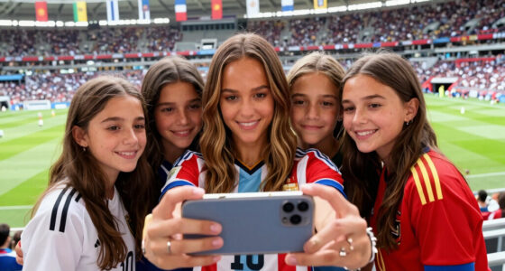 Jessica Alba Spotted at World Cup With Daughters in Adorable Group Selfie