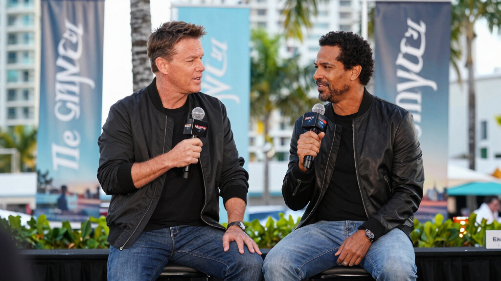Matt Damon & John Leguizamo Kick Off ‘The Odyssey’ Press Tour at Miami Photo Call