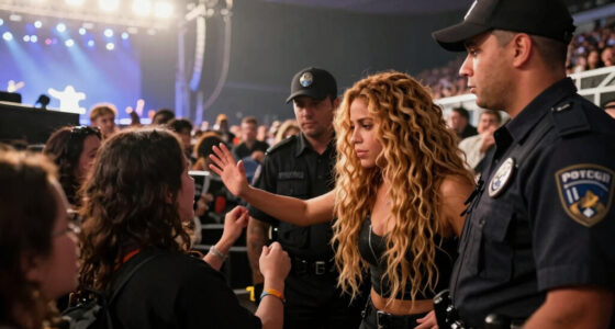 Shakira Prevents Bodyguards From Confronting Stage Invader
