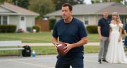 Adam Sandler plays pickup game after officiating Taylor Swift-Travis Kelce wedding