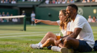 Chris Rock Enjoys Wimbledon with New Girlfriend Simone Henault