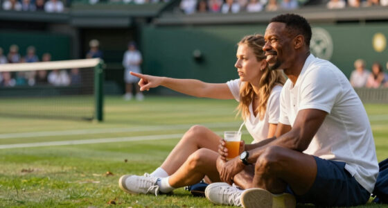 Chris Rock Enjoys Wimbledon with New Girlfriend Simone Henault