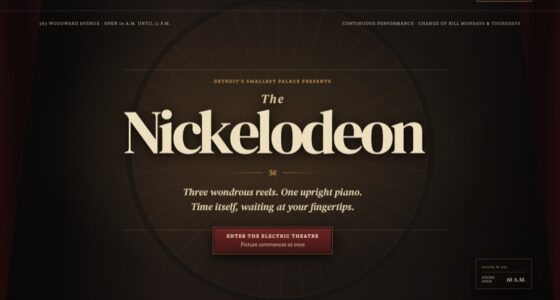 The Nickelodeon — Five-Cent Pictures, 1907 — Velocity-Based Interaction (FABLE/175, room 82)