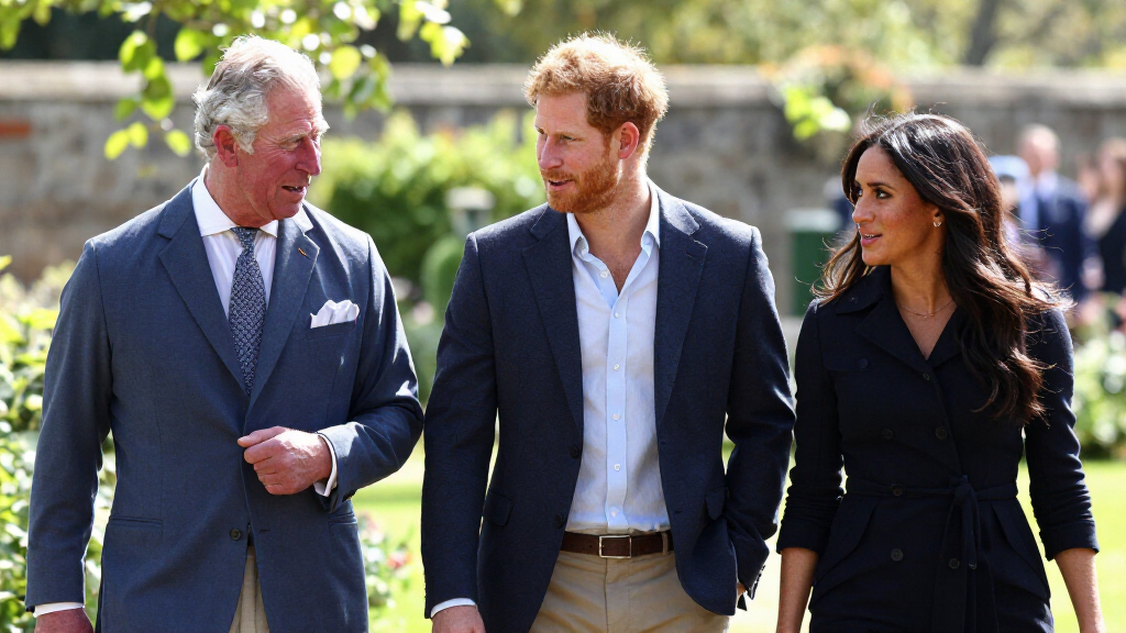 King Charles Prince Harry Meghan Status