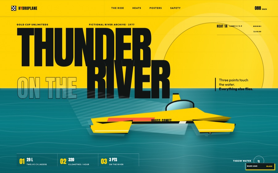 Hydroplane — Gold Cup River Thunder (FABLE/175)